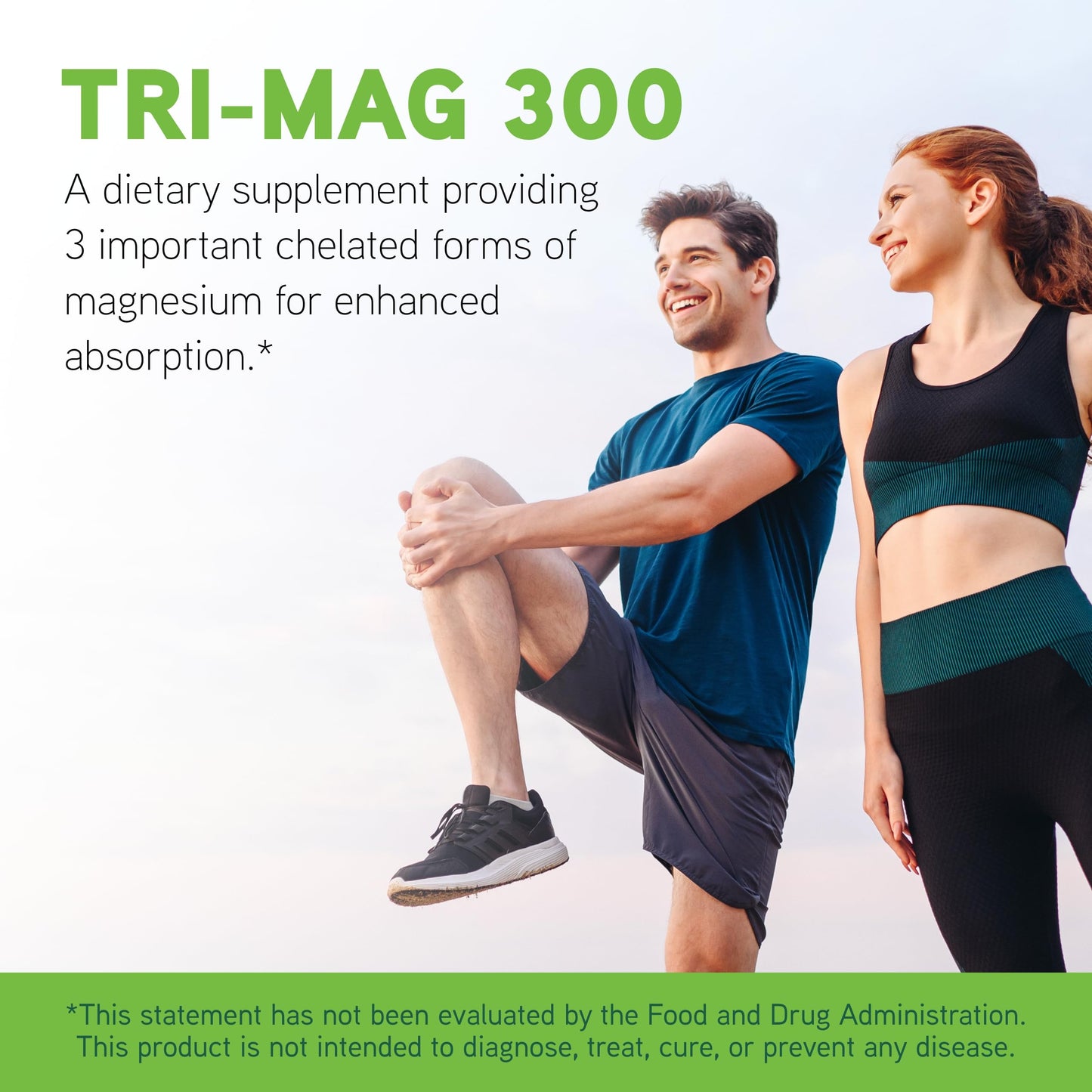 Tri-Mag 300 para salud ósea, nerviosa y adrenal