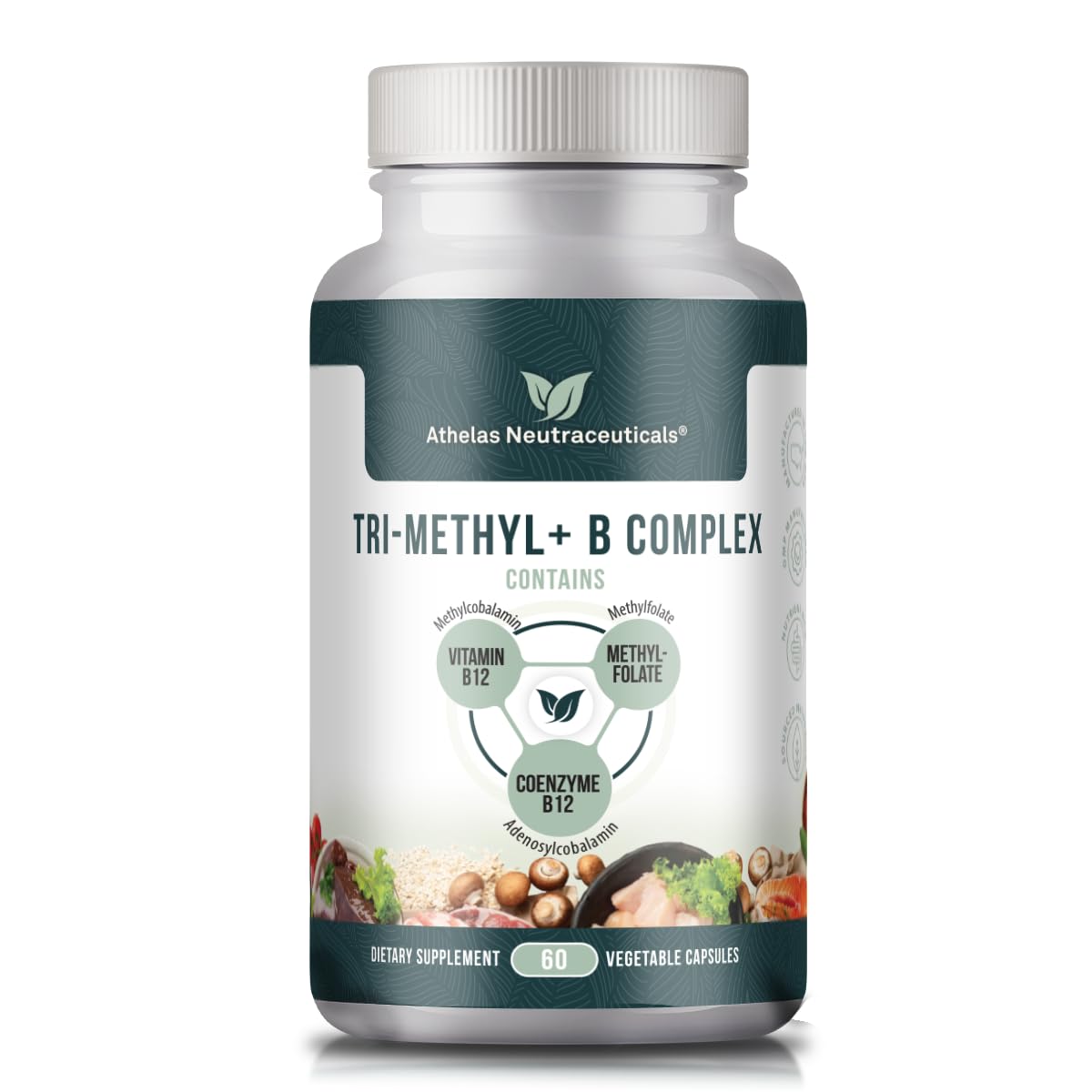 Tri-Methyl+ complejo b metilado suplemento 60 cápsulas