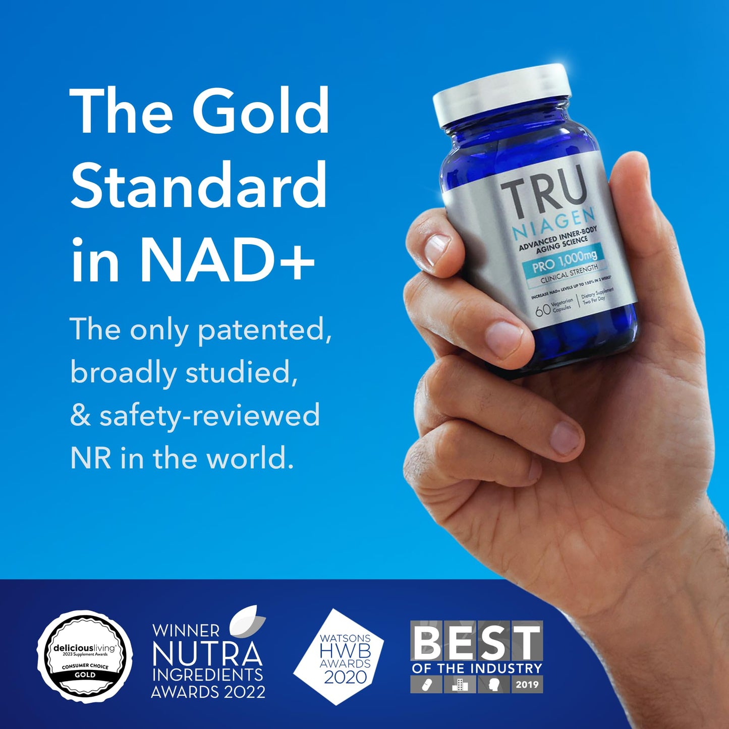 TRU NIAGEN PRO cápsulas para apoyo celular y energía