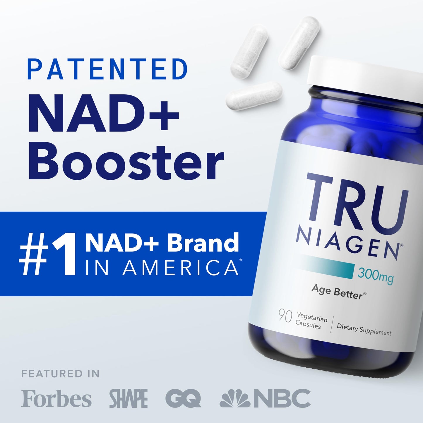 Empaque doble de Tru Niagen 300 mg para regeneración celular