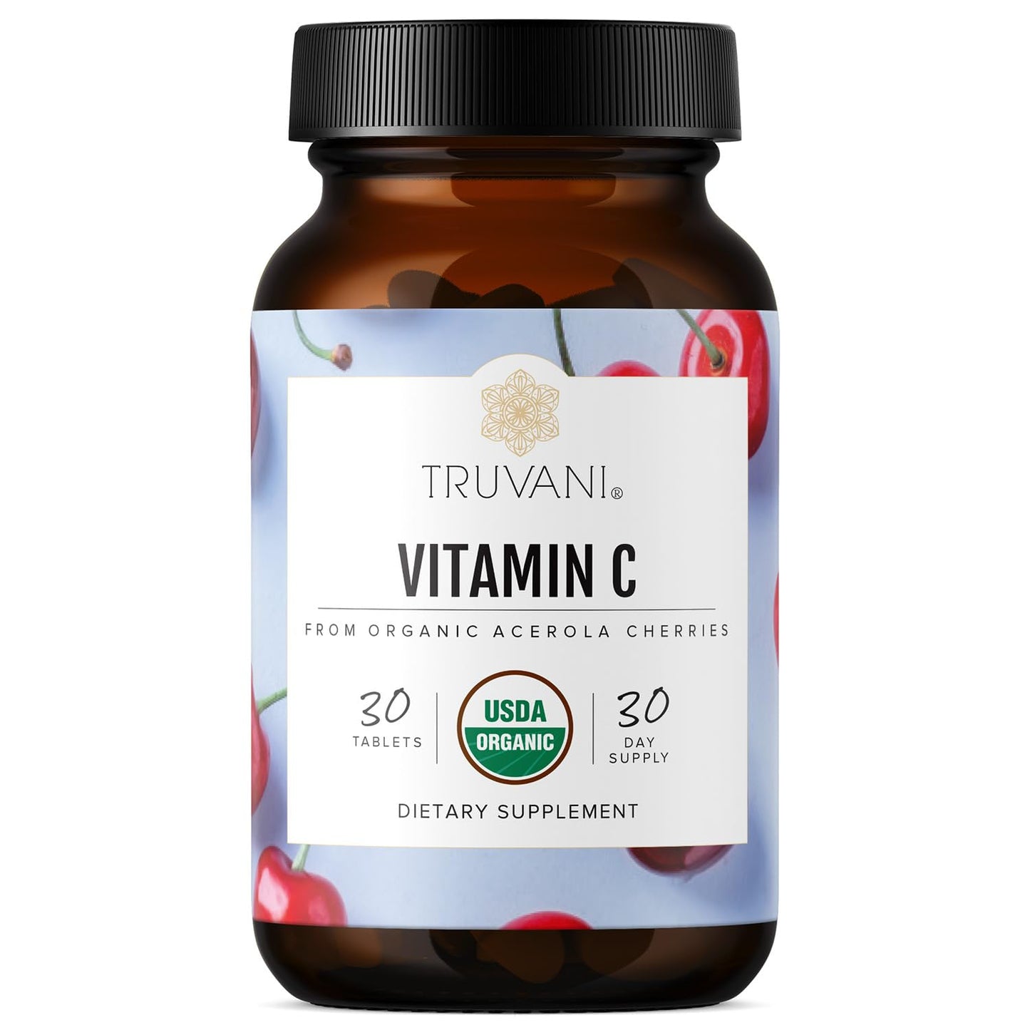 Truvani vitamina c orgánica usa 30 porciones soporte inmune