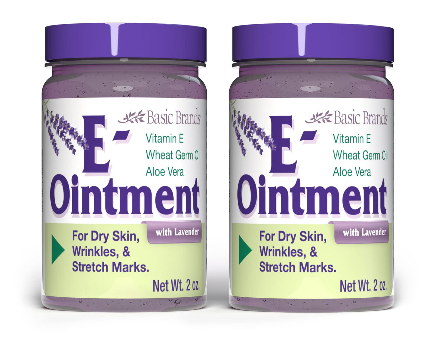 Ungüento vitamina E Basic Organics 2 oz pack de 2