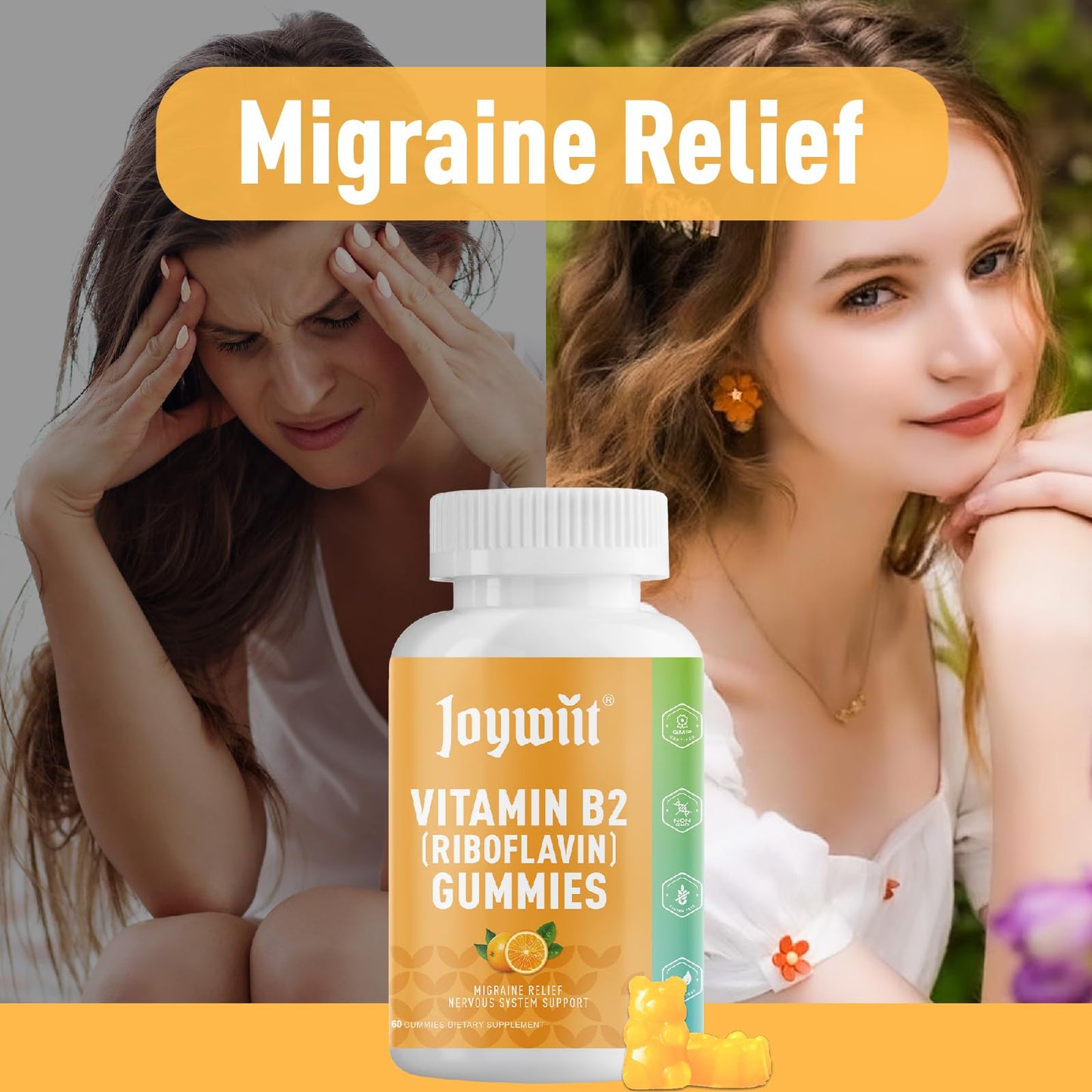 Uso diario gominolas aceite orégano vitamina B2