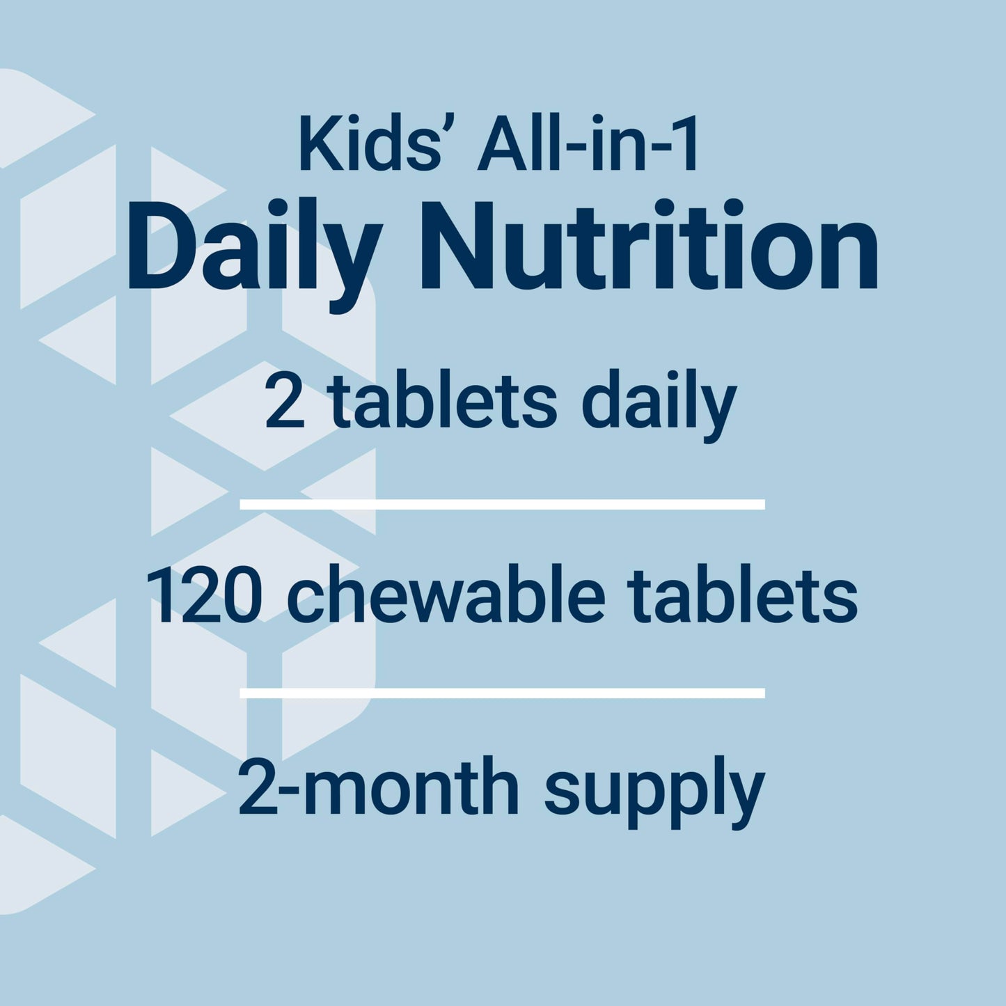 Uso recomendado para multivitaminas de niños