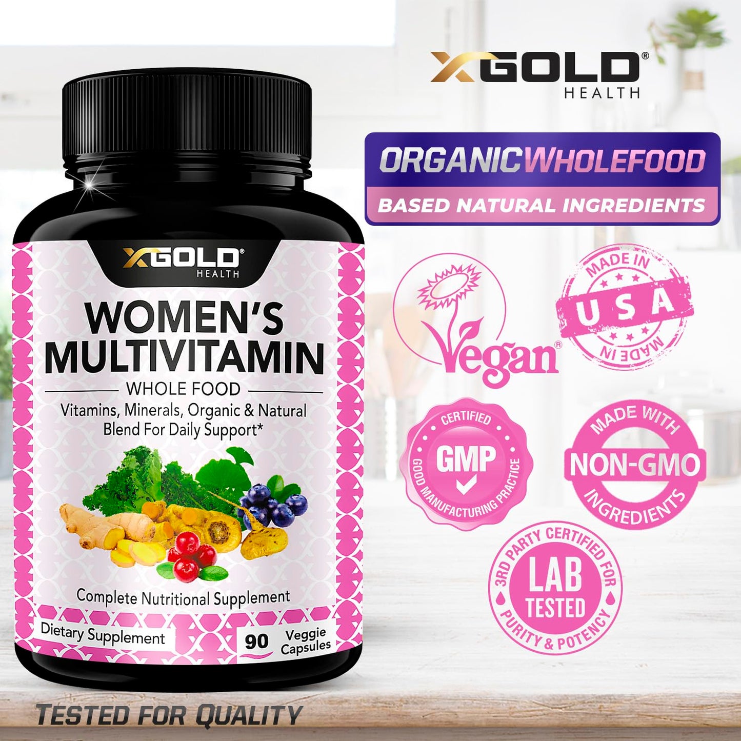 Uso recomendado del multivitamínico vegano diario