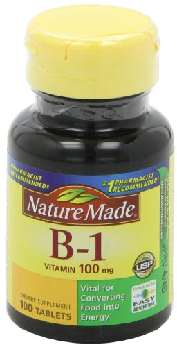 Uso recomendado vitamina B1 Nature Made
