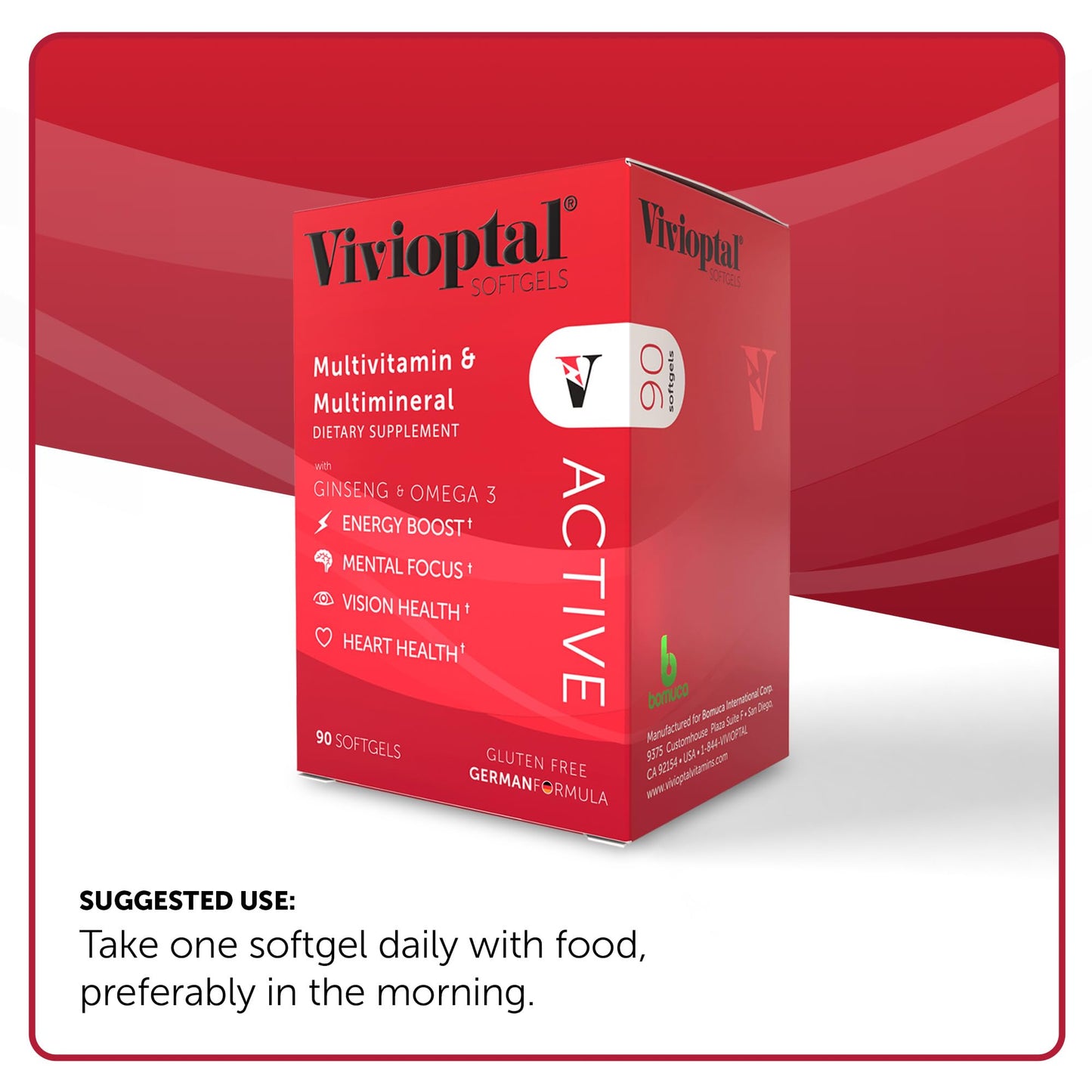 Uso sugerido para Vivioptal Active