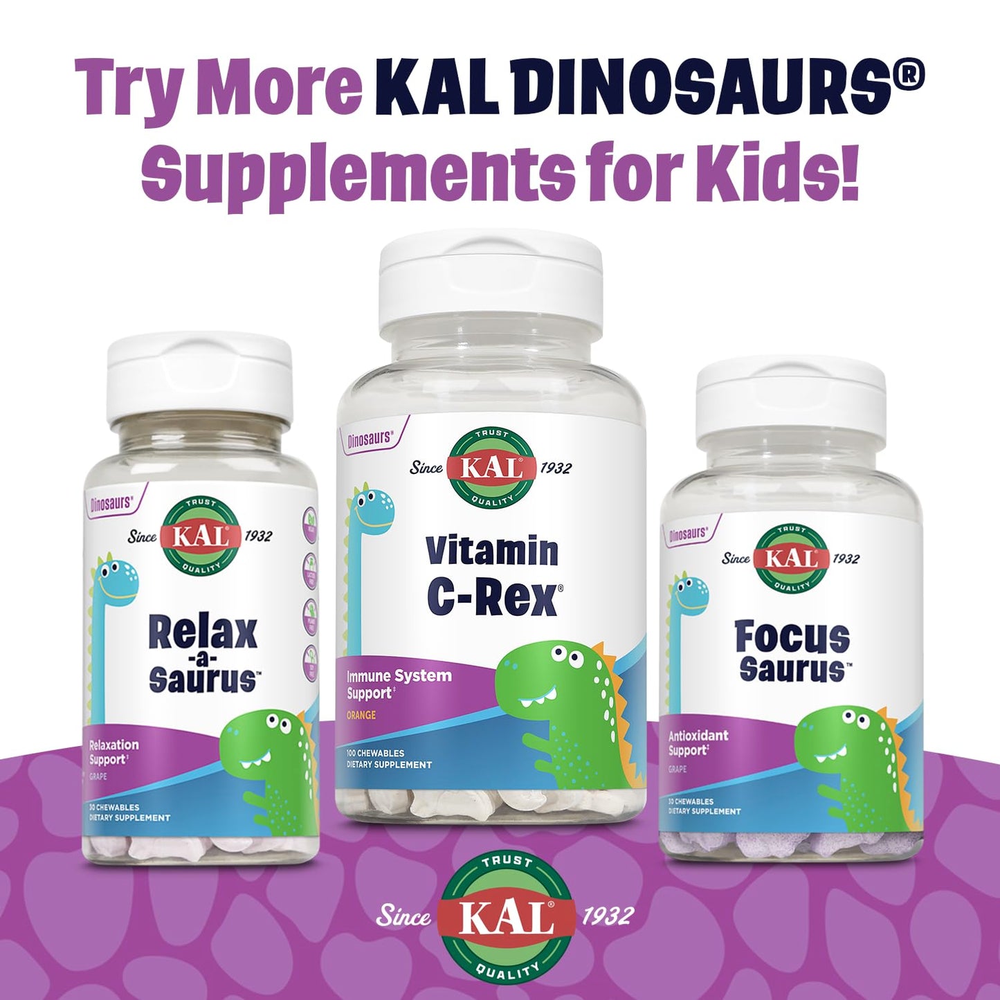 Variedad de suplementos KAL para niños