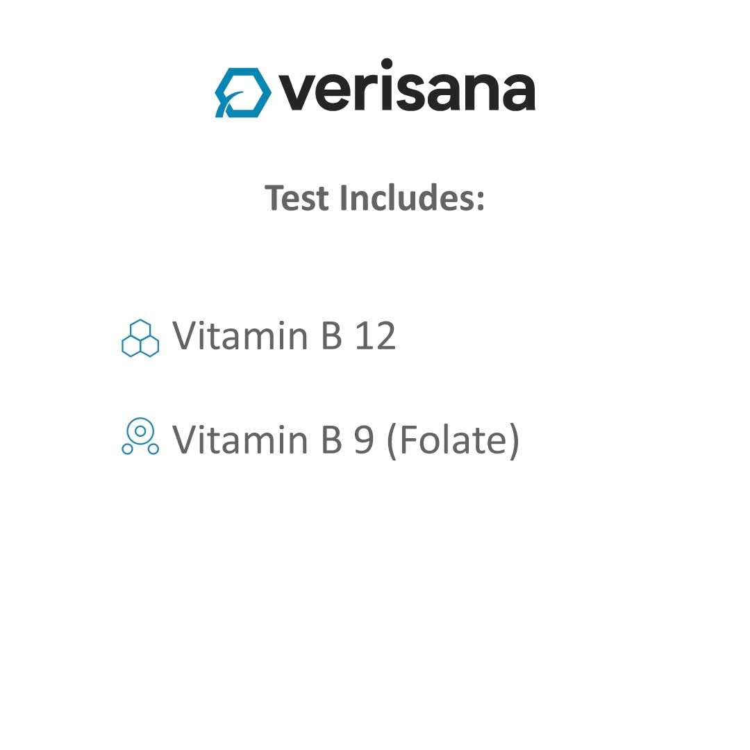 Resultados por correo electrónico del test Verisana vitaminas B