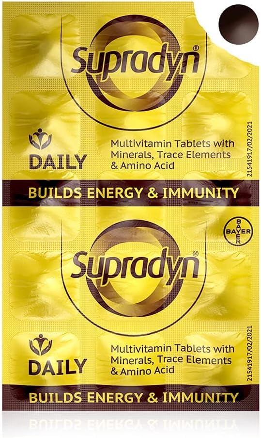 Vista de tableta de Supradyn Multivitaminas