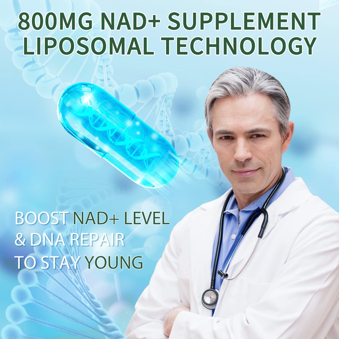 VITACRLLYNMN fórmula potente NAD+ para salud celular