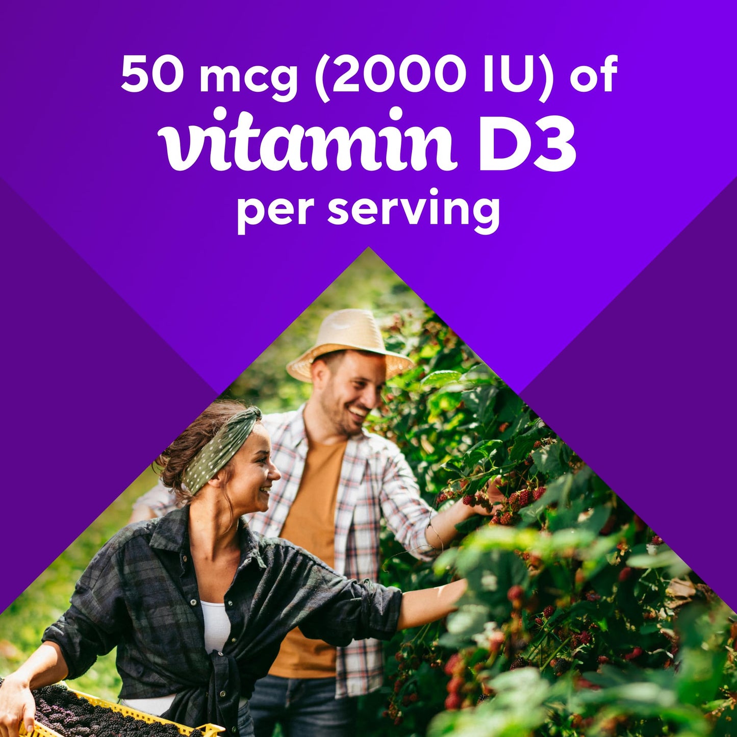 Vitafusion D3 gomitas botella frontal