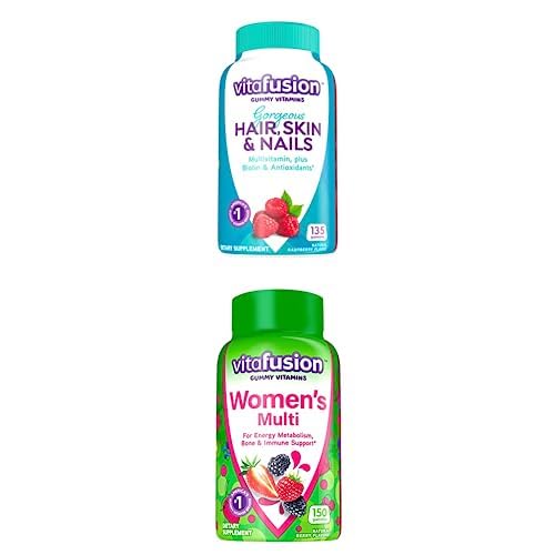 vitafusion gomitas multivitaminicas para mujer y belleza