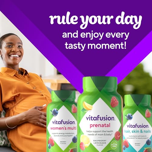 Vitafusion vitaminas gummy prenatal 45 días suministro 90 unidades