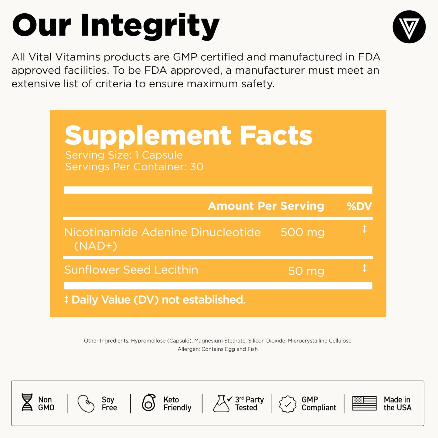 Vital Vitamins Biotin Complex y NAD+ combo para vitalidad y belleza