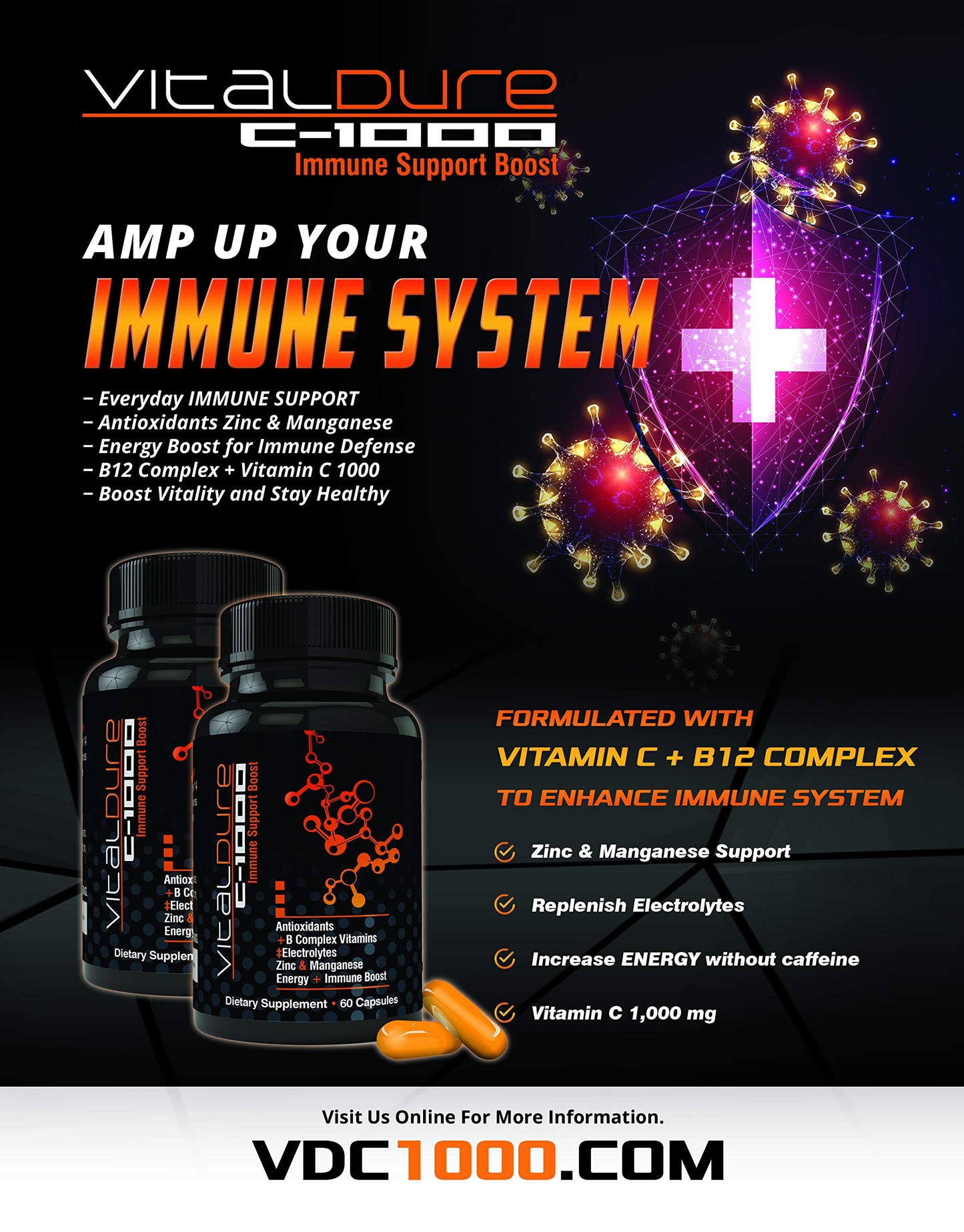 VitalDURE C1000 información nutricional etiqueta
