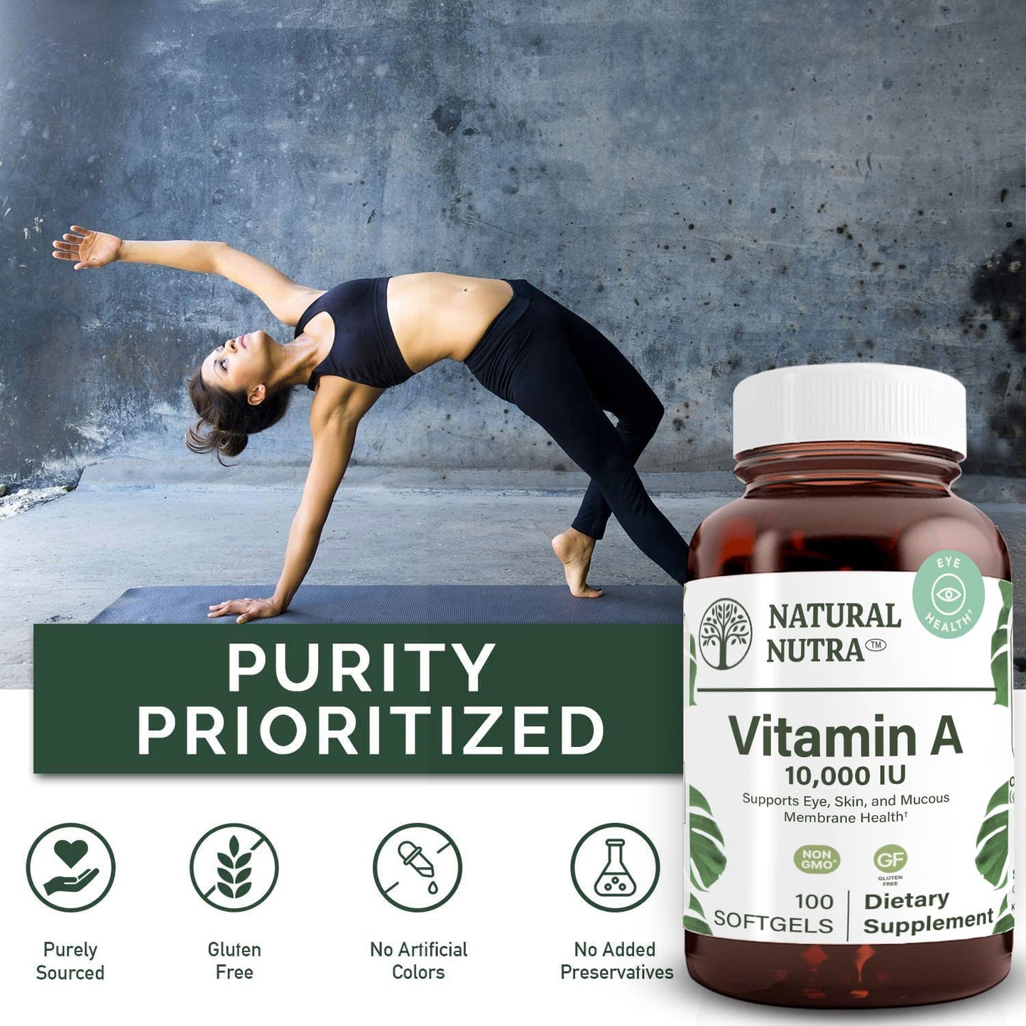 vitamina A para salud ocular y piel