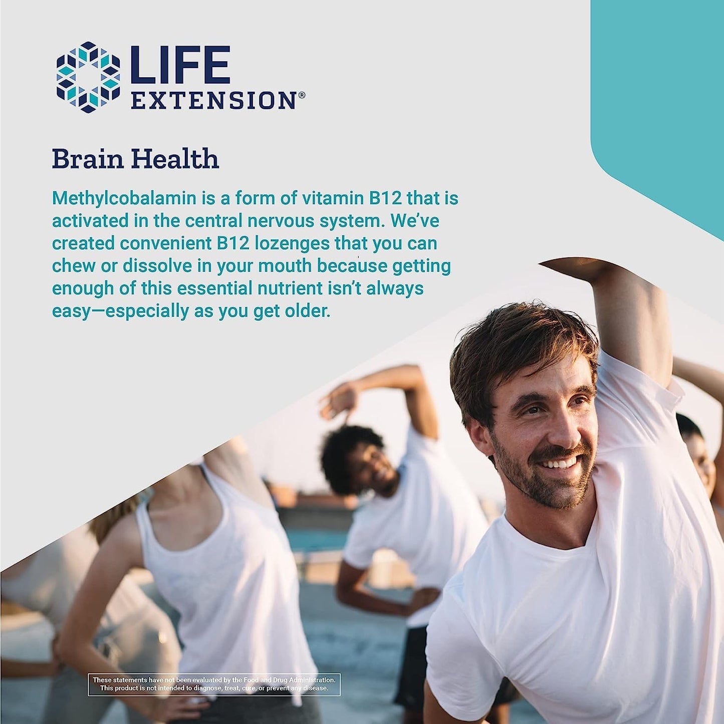Vitamina B12 para energía celular y glóbulos rojos Life Extension