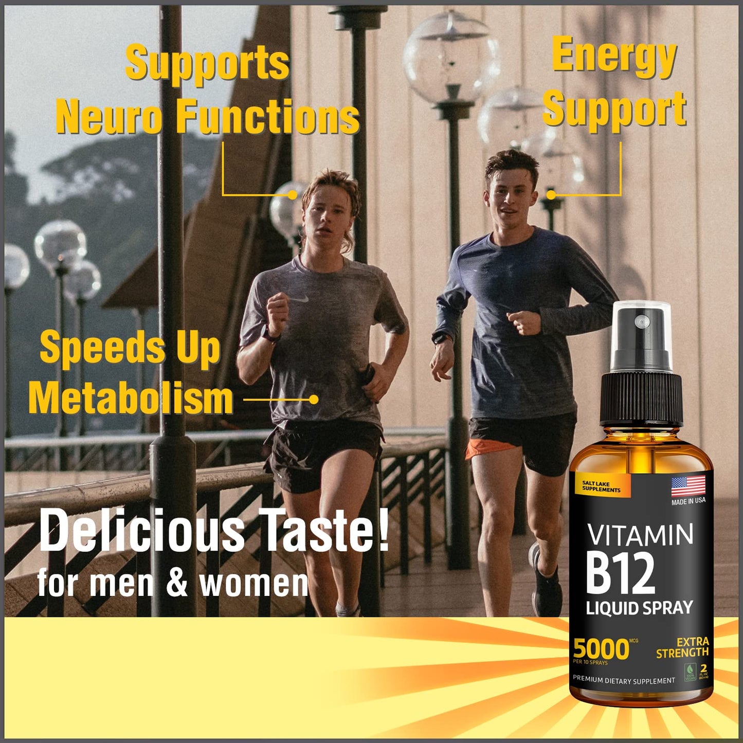 Vitamina b12 vegana sin ogm para metabolismo y salud digestiva