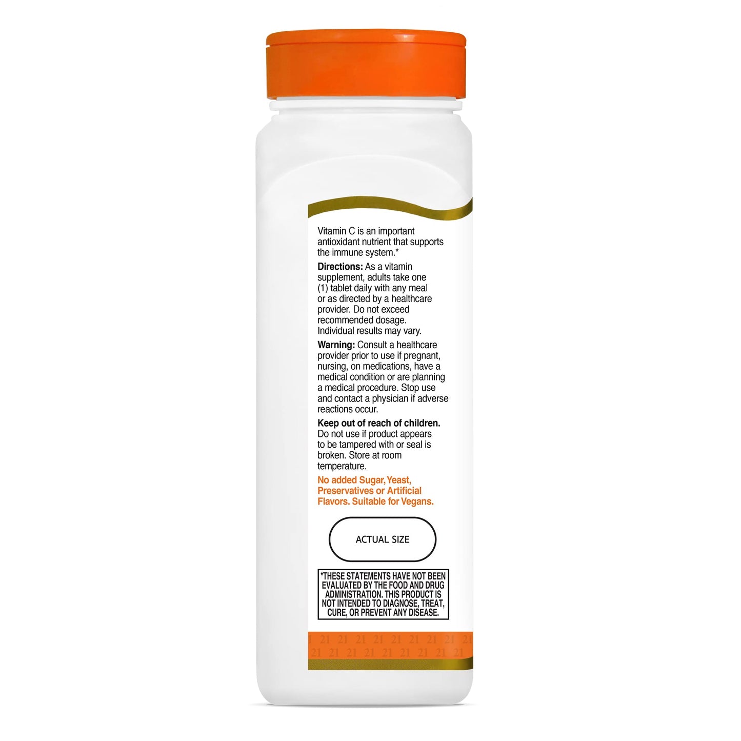 Vitamina C 21st Century 110 tabletas antioxidante