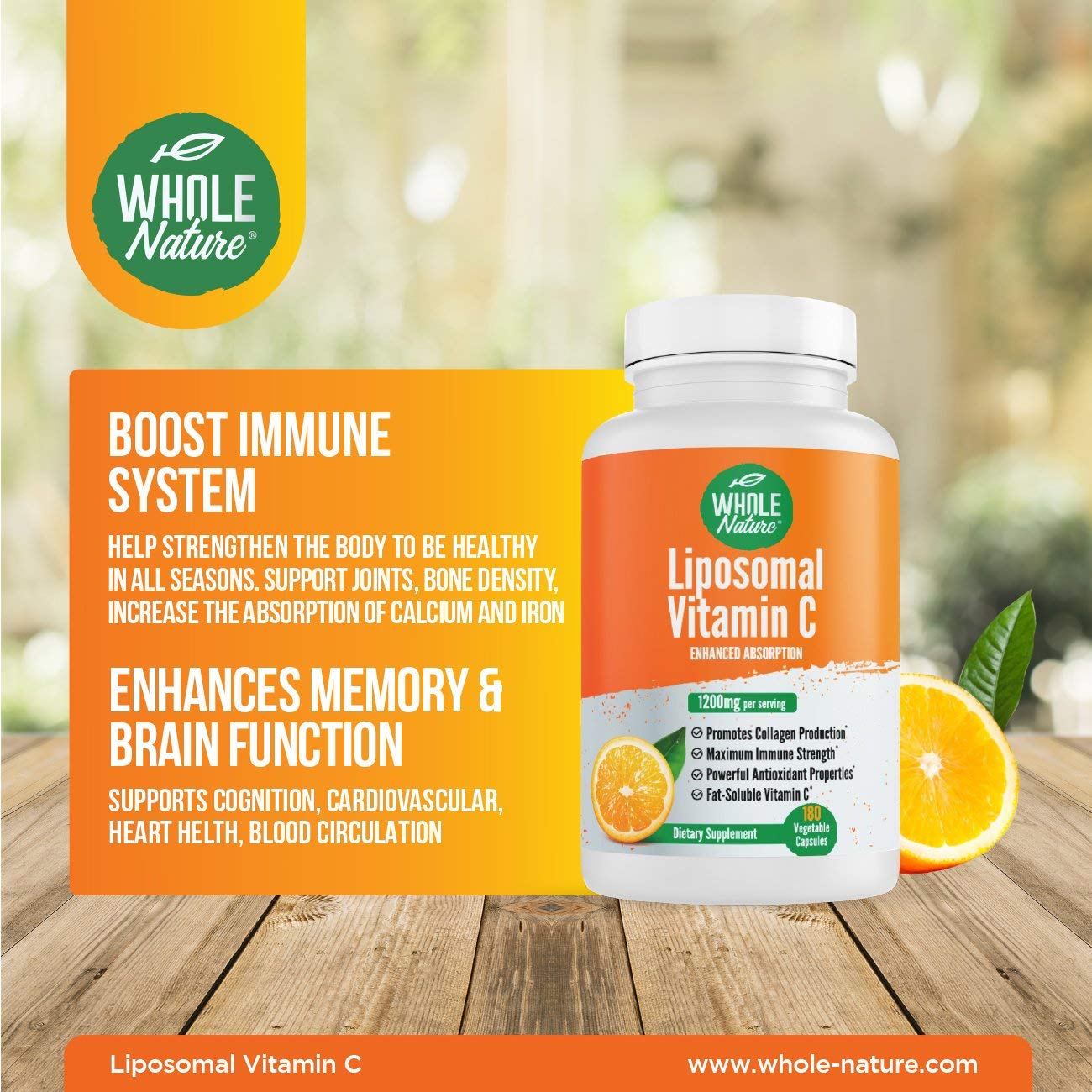 Vitamina C liposomal destacada para reforzar el sistema inmunológico.
