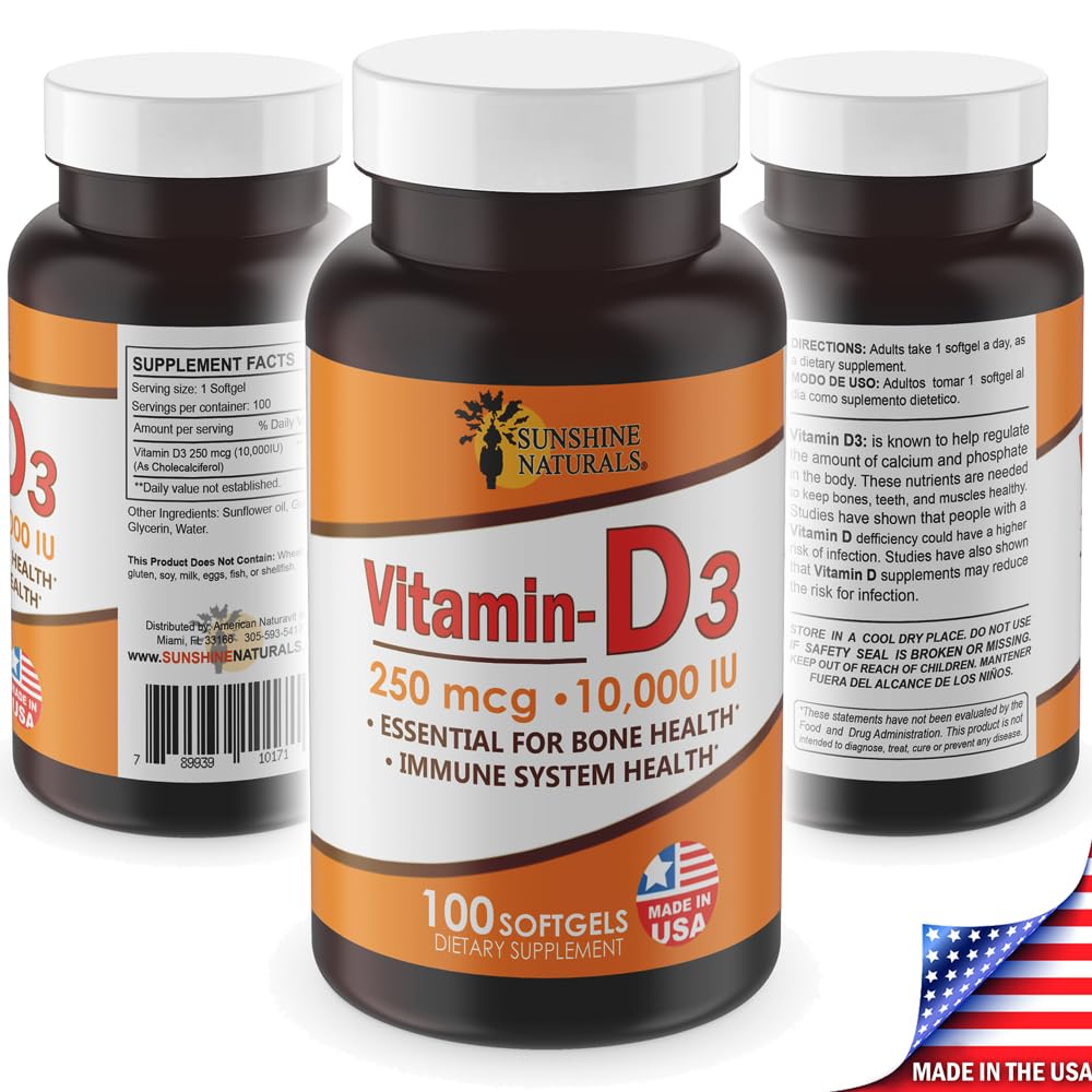 Vitamina D3 en cápsulas para apoyo inmunológico y salud ósea