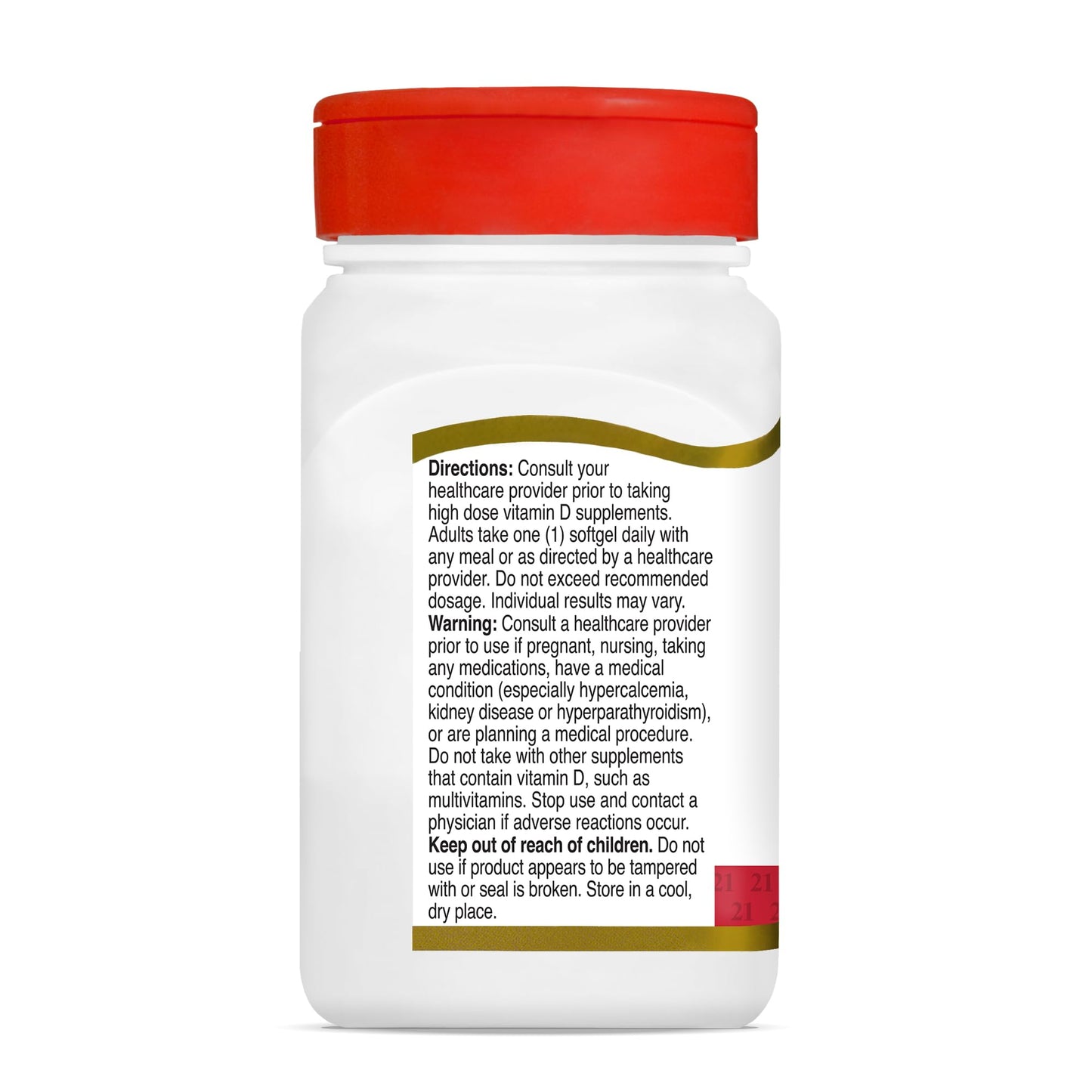 Vitamina d3 cápsulas liberación rápida 21st Century 110 unidades