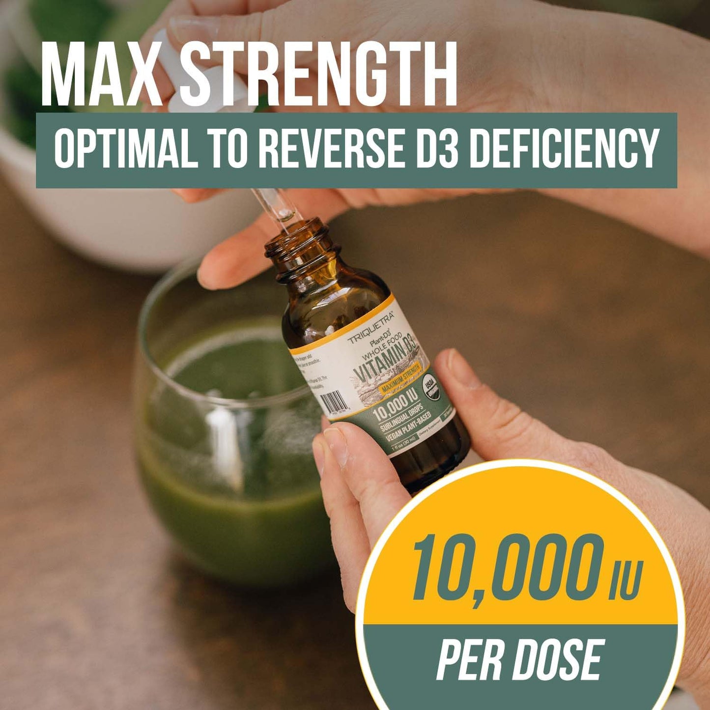 Vitamina D3 orgánica para salud