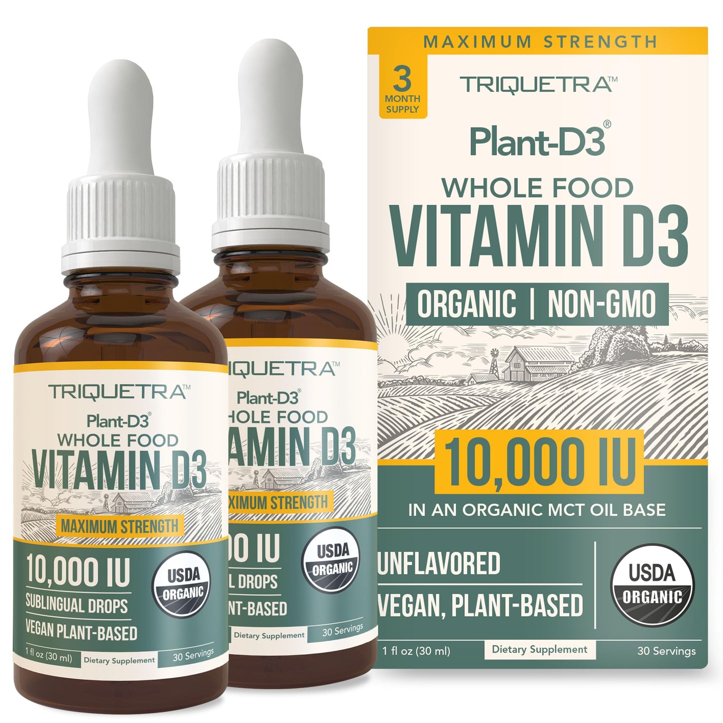 Vitamina D3 vegana en gotas