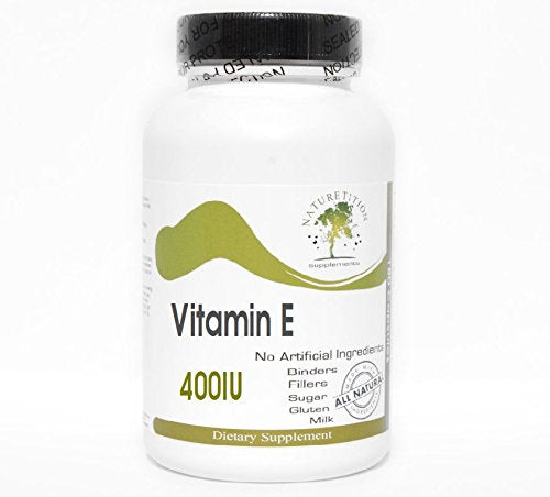 Vitamina E 400UI No Grasosa 100 cápsulas Naturetition frasco