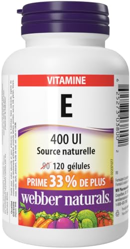 Vitamina E natural protección antioxidante Webber Naturals