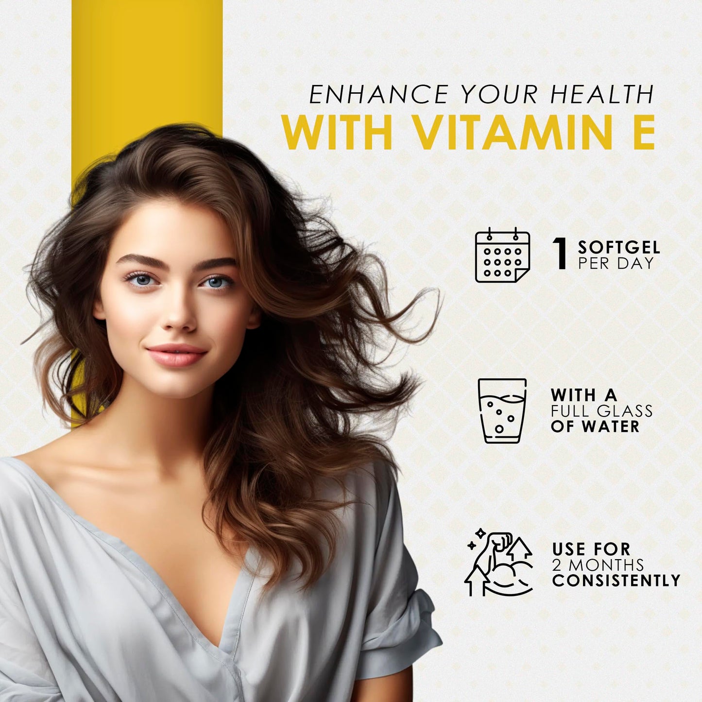 Vitamina e suplemento ambrosial 400 UI paquete 60 cápsulas