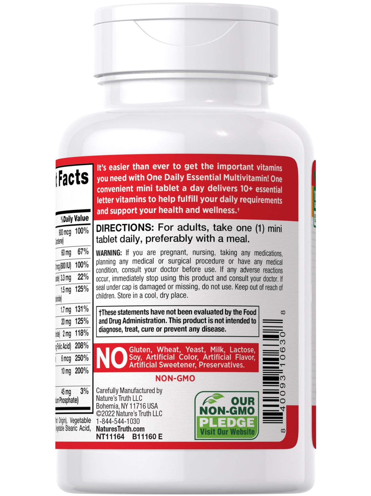 Vitamina innovadora Nature's Truth 365 tabletas