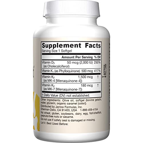 Vitamina k2 mk7 jarrow formulas suplemento sin gluten