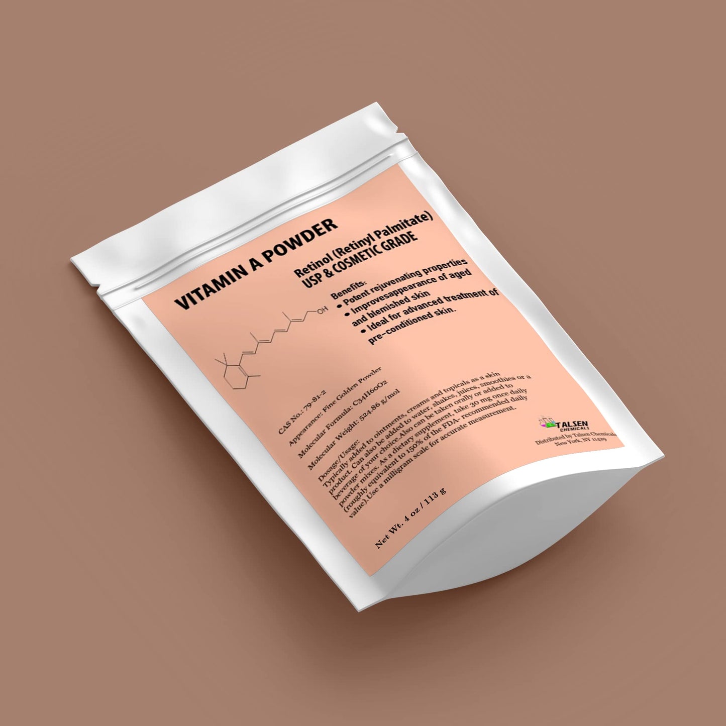 Vitamina retinil palmitato antioxidante Talsen Chemicals