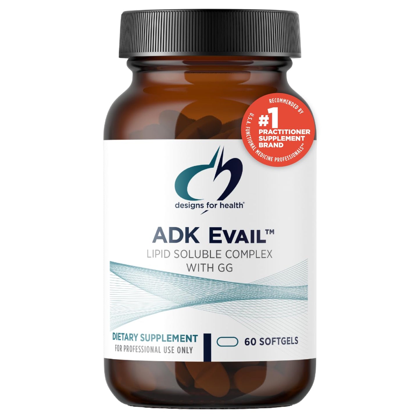 Vitaminas ADK Evail 5000 UI D3 cápsula blanda frente