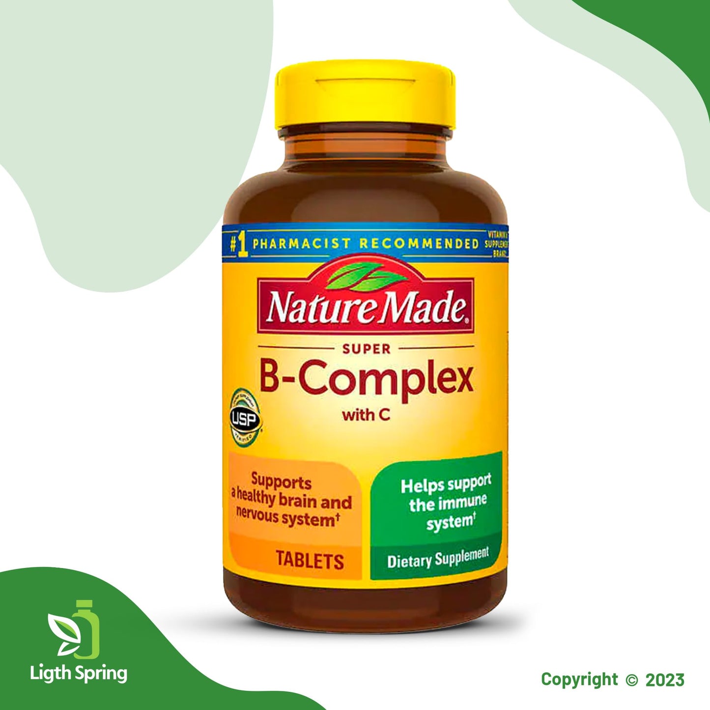 Vitaminas B y C LightSpring con pureza garantizada