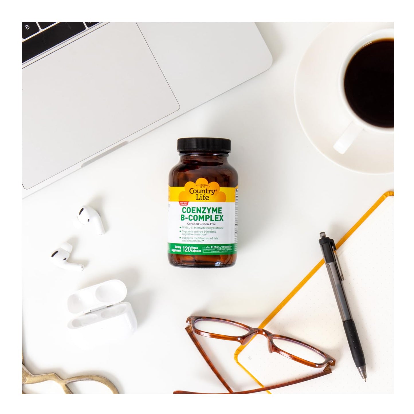 Vitaminas B de calidad con ingredientes puros y éticos