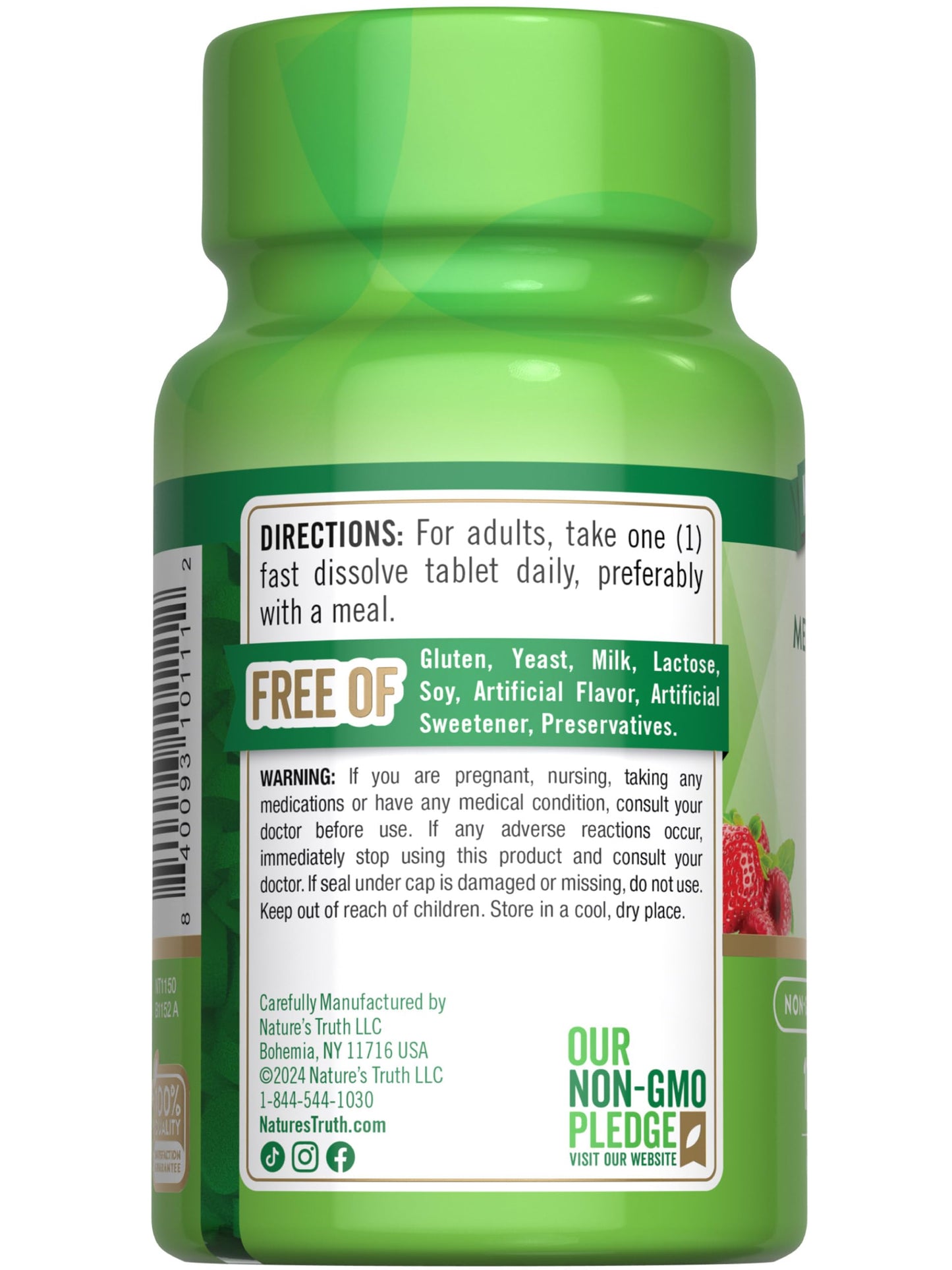 Vitaminas b12 rápida absorción Nature's Truth sublingual