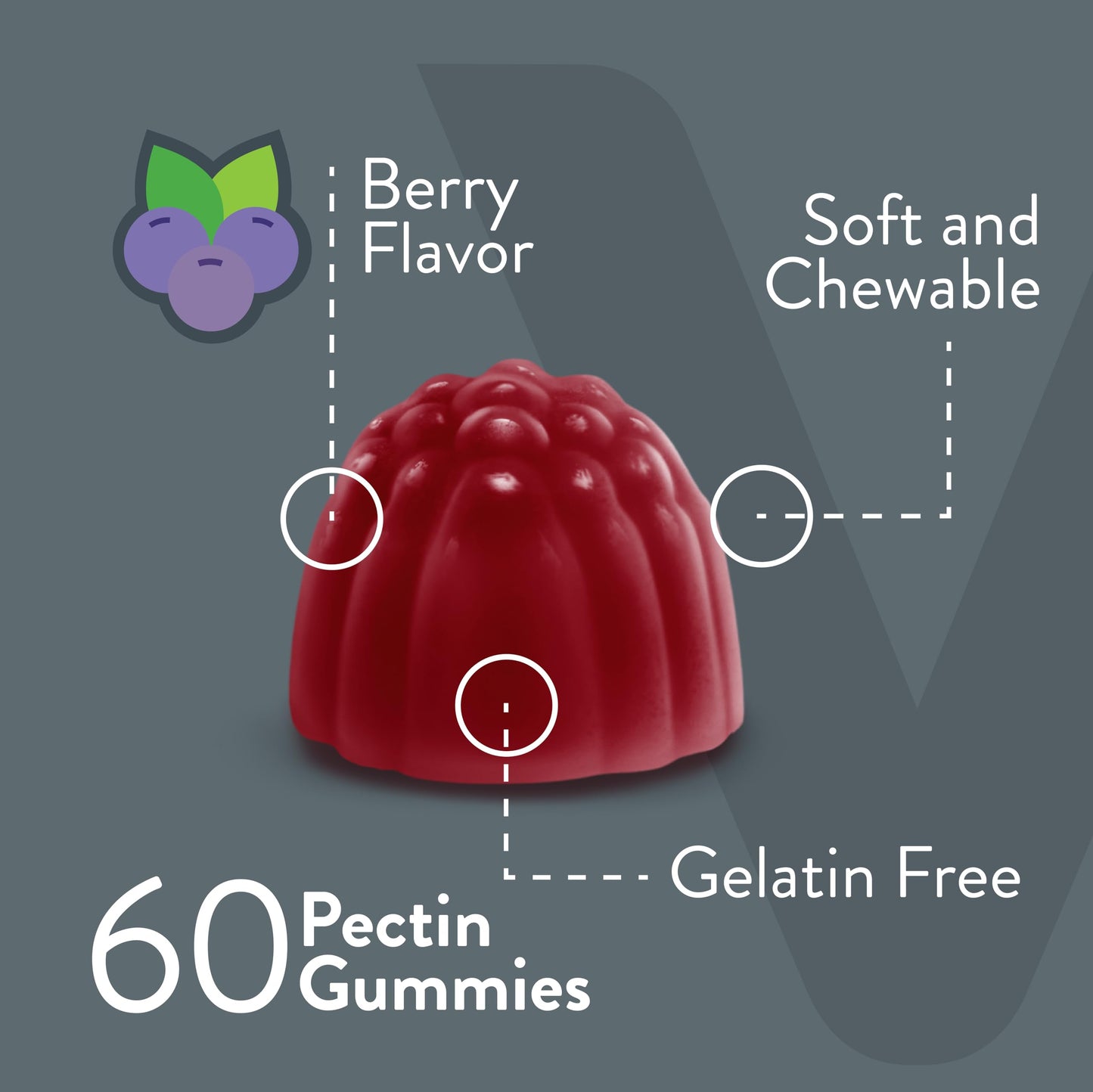 Vitaminas b6 gummies 100mg en frasco de suplemento Viteey