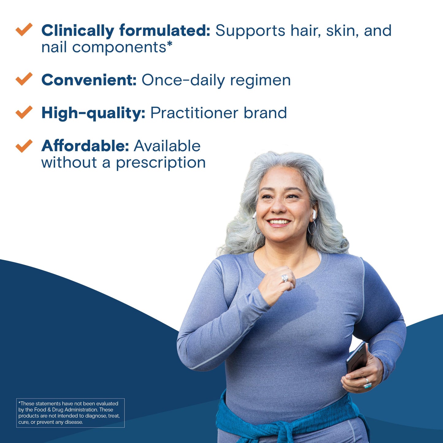 Vitaminas Bariatric Fusion biotina para crecimiento y salud capilar