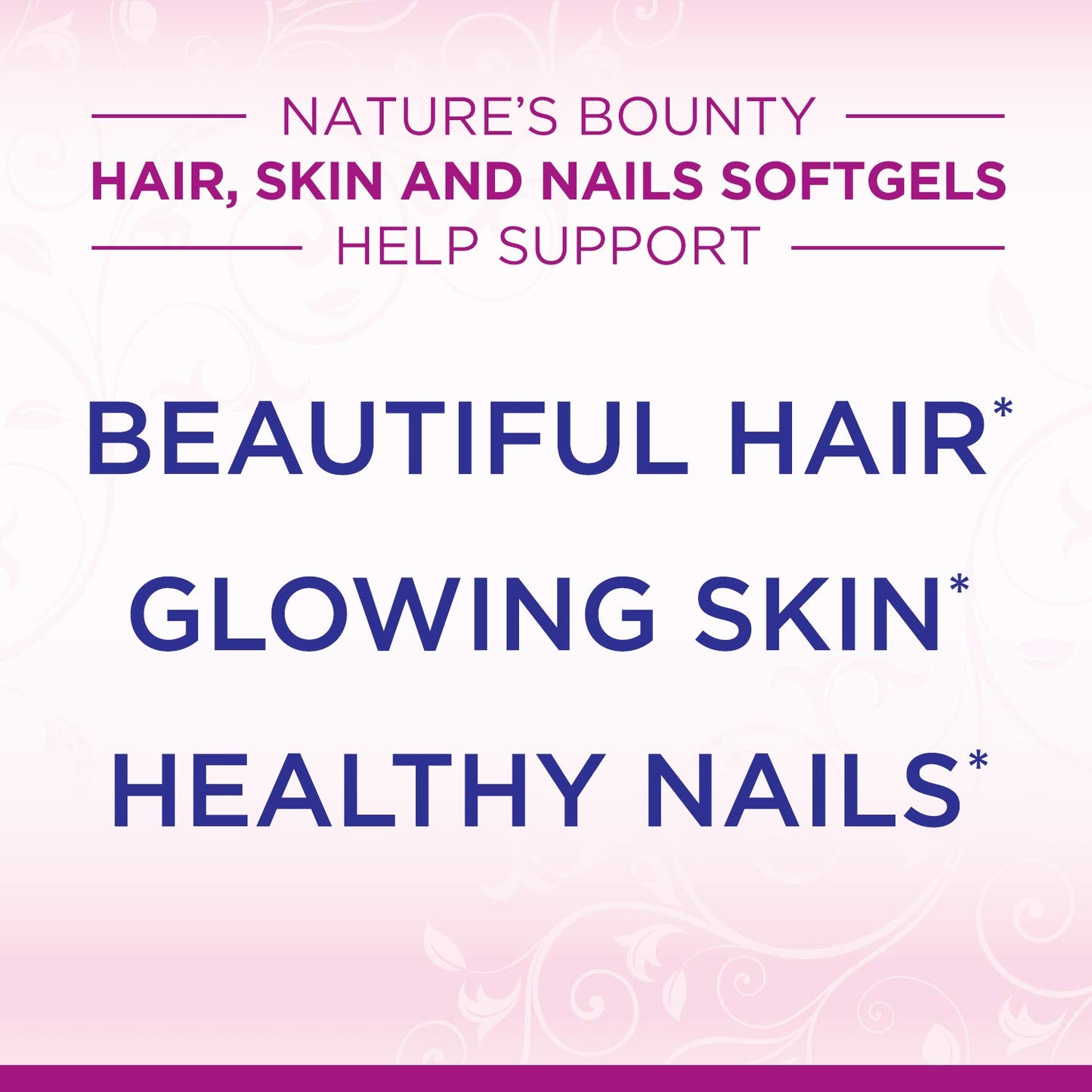 Vitaminas para belleza Nature's Bounty Cabello Piel Uñas