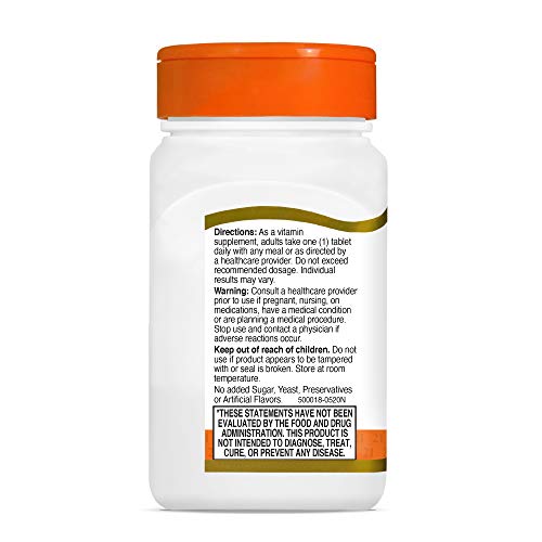 Vitaminas c 21st century tableta individual