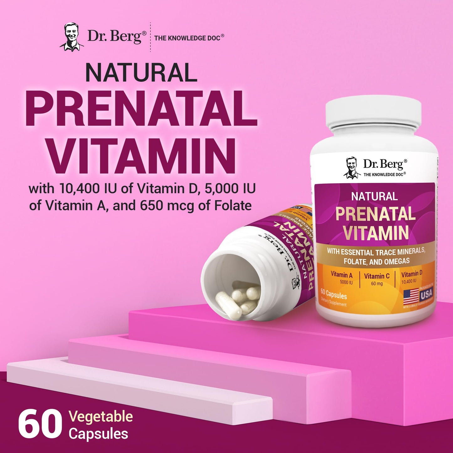 Vitaminas Dr. Berg para mujeres embarazadas y lactantes