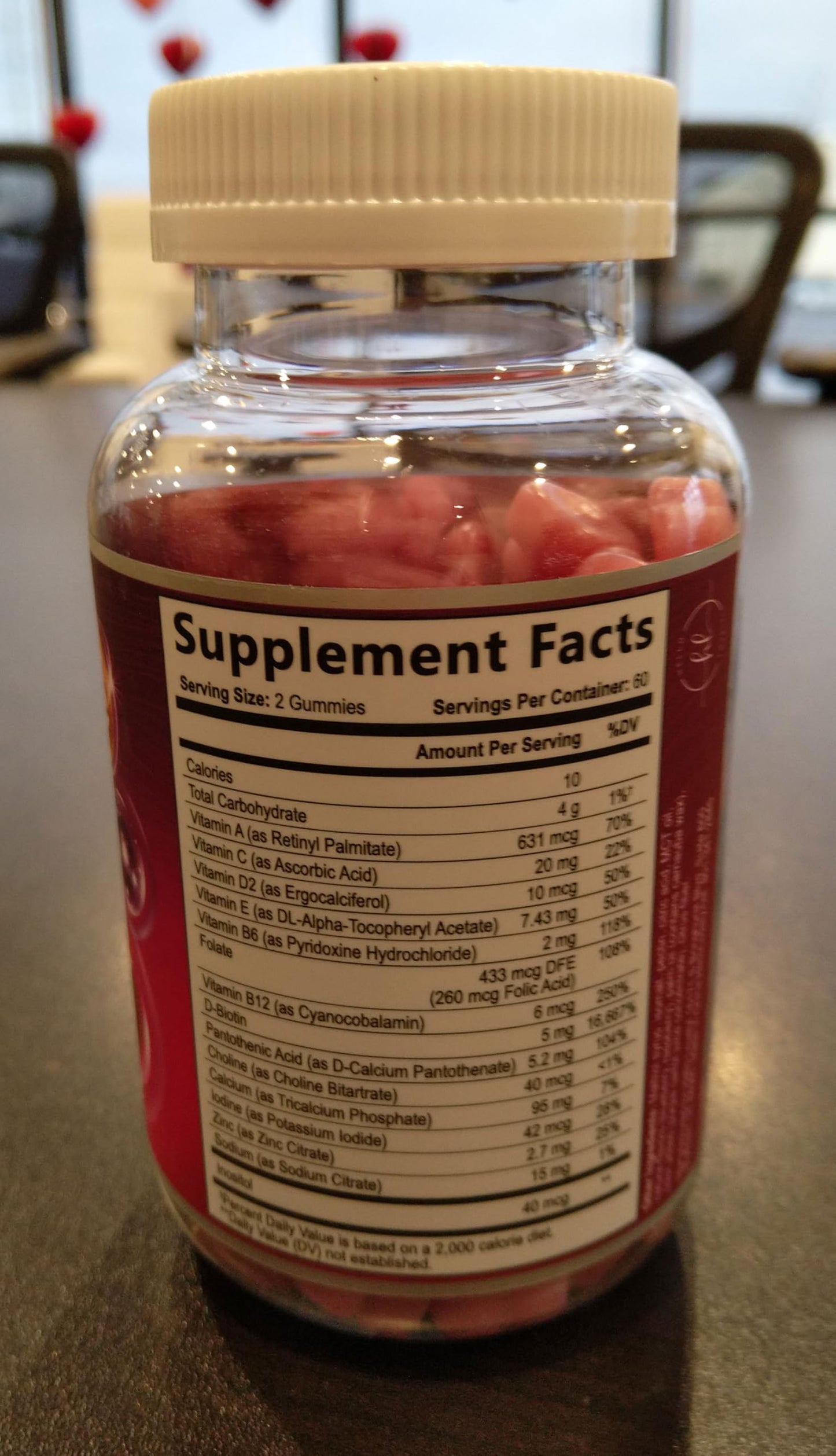 Vitaminas gomitas cabello sin azúcar apoyo belleza y salud