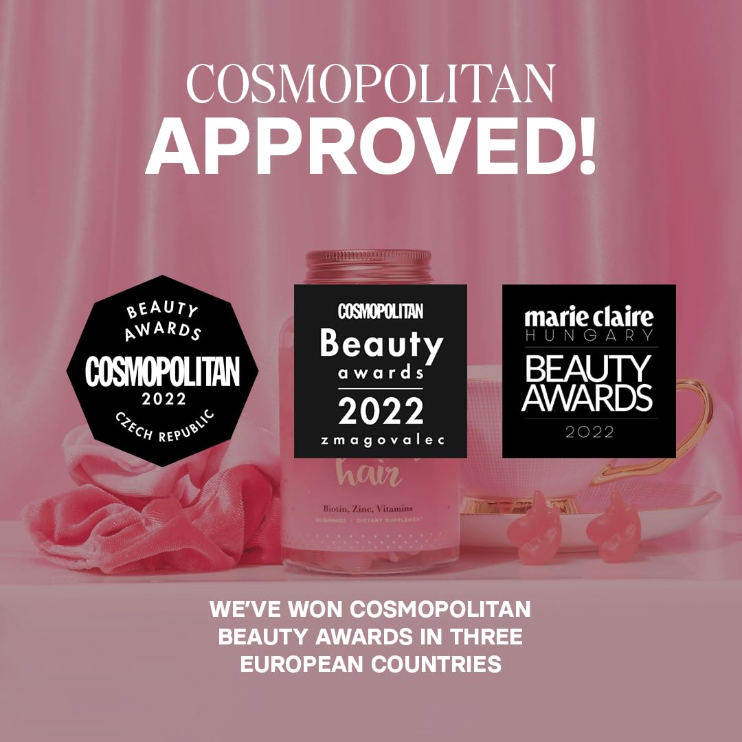 Vitaminas en gomitas para crecimiento capilar rápido de mujeres Bloom Hair
