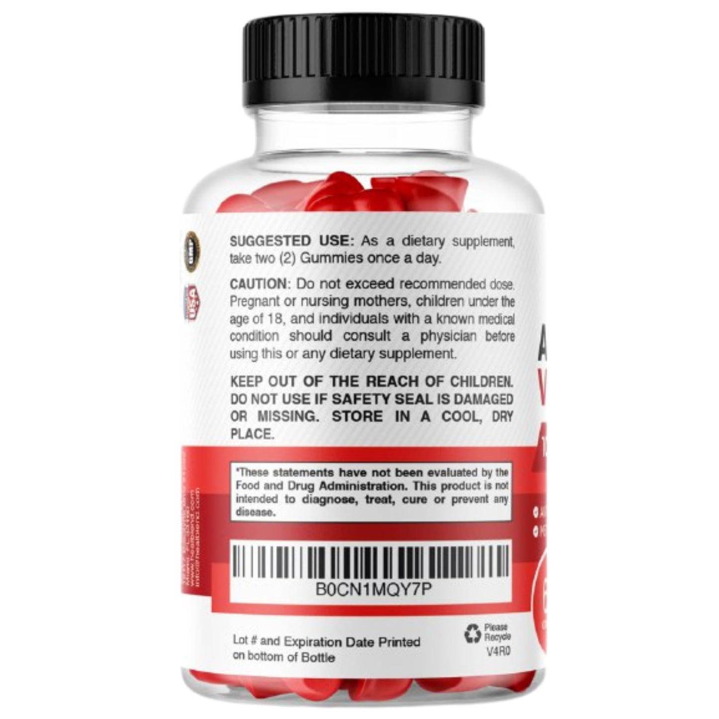 Vitaminas healblend vinagre sidra manzana detalles y diseño frasco