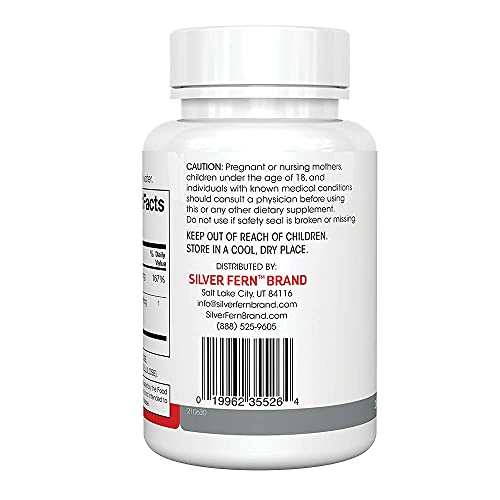 Vitaminas K2 MK-7 y D3 en cápsulas Silver Fern