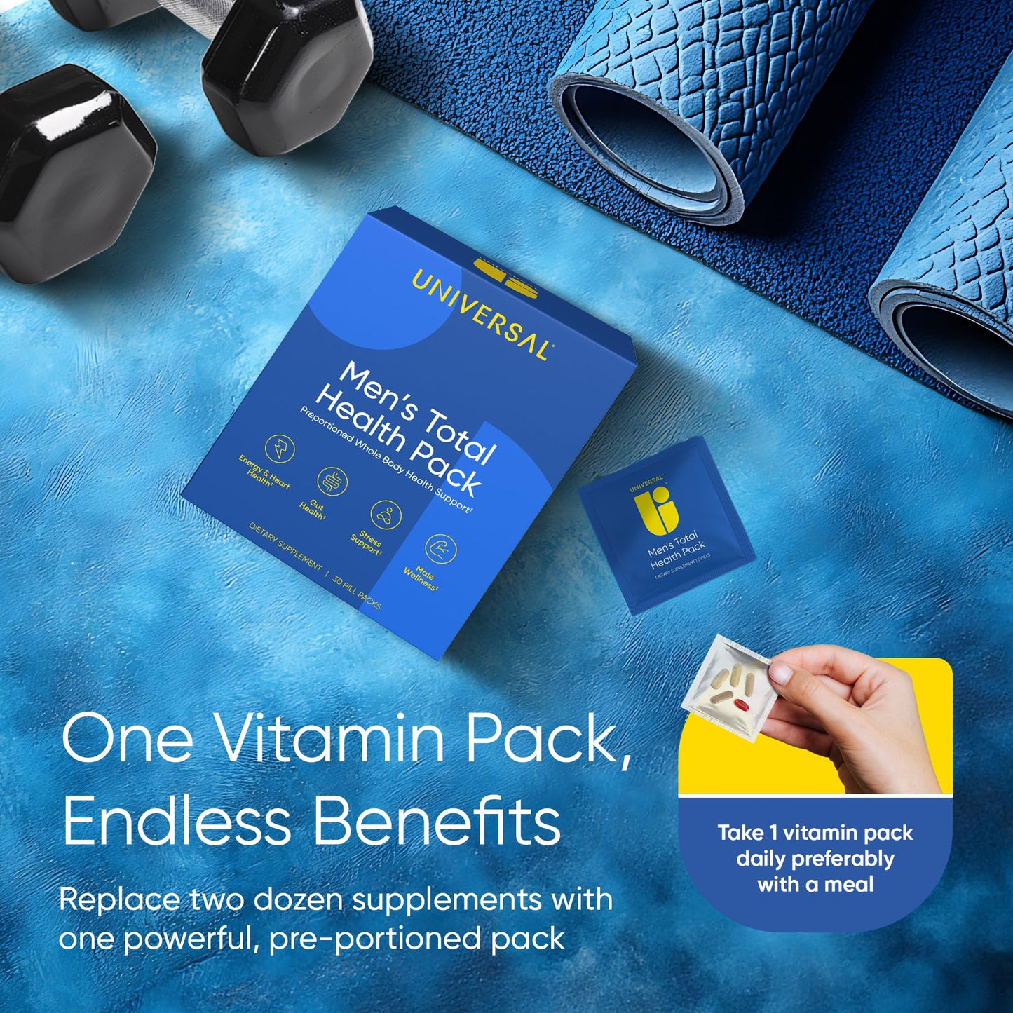 Vitaminas y minerales esenciales para la salud masculina.