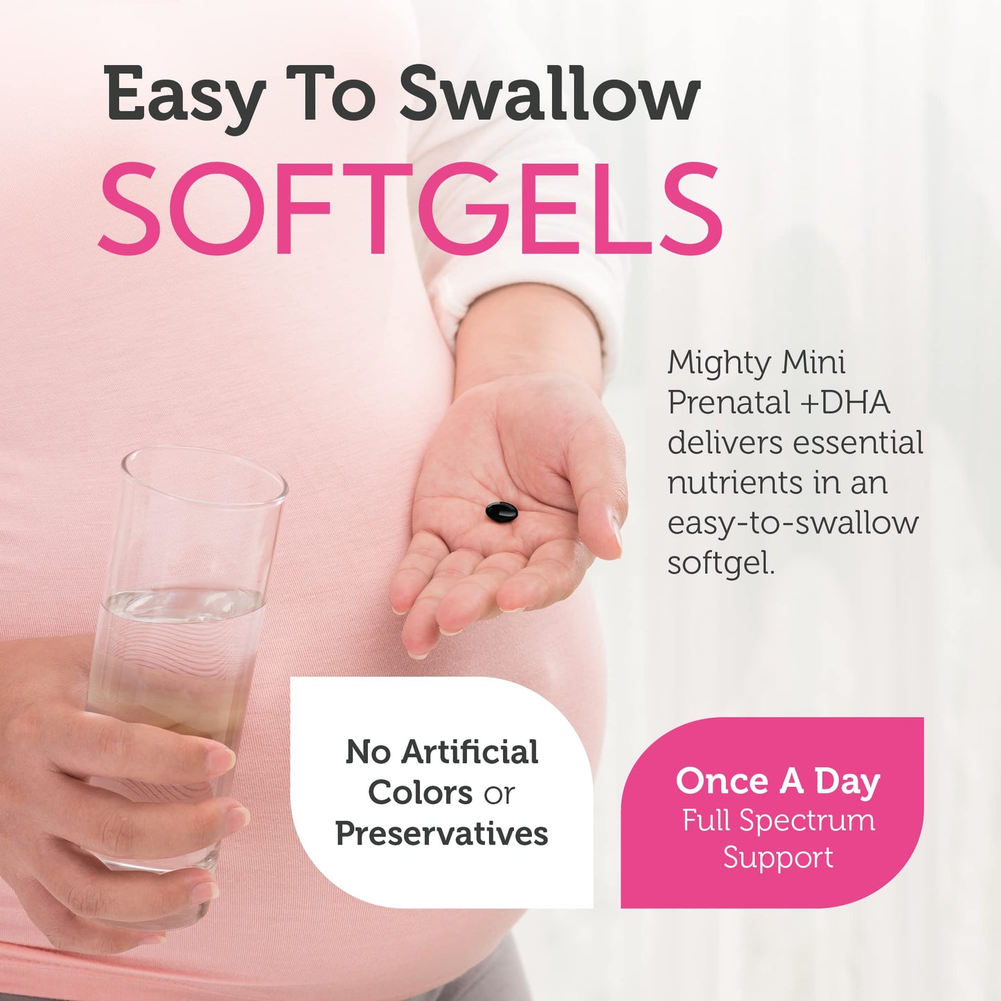 Vitaminas naturales Zahler Mighty Mini prenatal